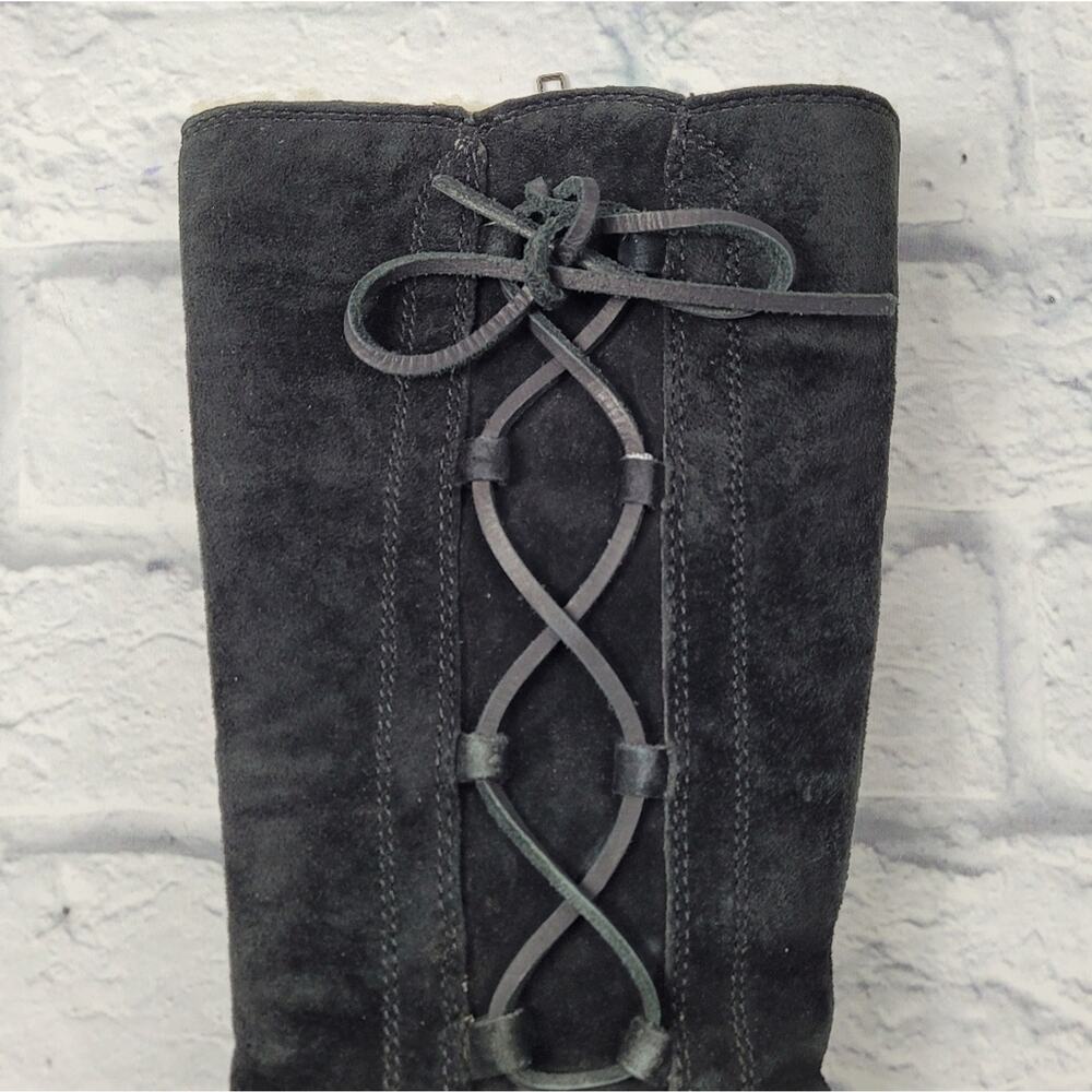 UGG Black Suede Desoto Boots size 7 - Picture 3 of 15